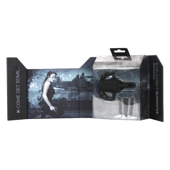 Vezetékes játékfejhallgató, kompatibilis PS, Xbox, PC konzolok, Gioteck TX-1 TACTICAL COMMS