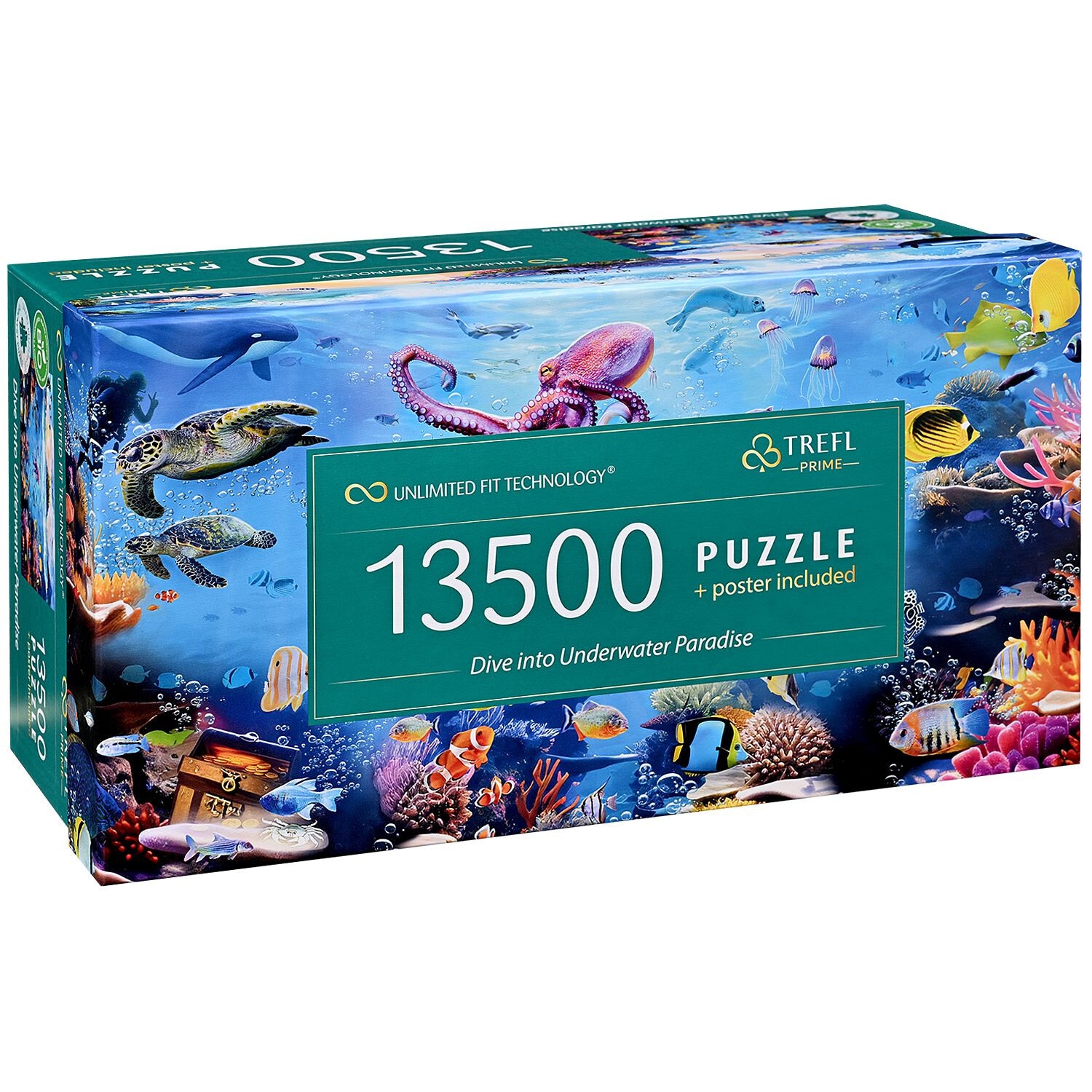 Puzzle Trefl din 13 500 de piese - Scufundari in paradisul