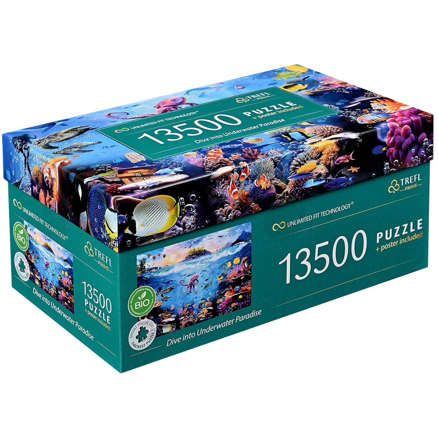 Puzzle Trefl din 13 500 de piese - Scufundari in paradisul