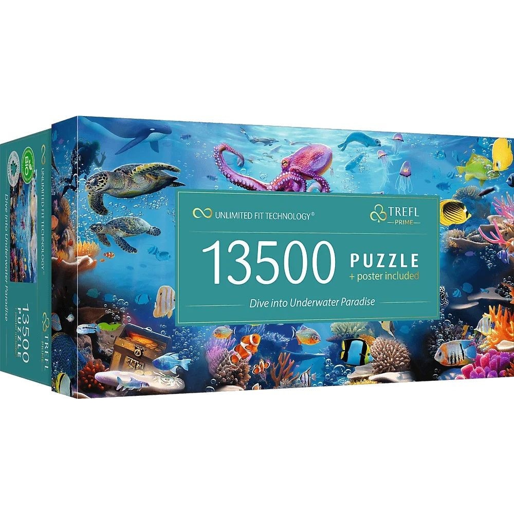 Puzzle Trefl din 13 500 de piese - Scufundari in paradisul