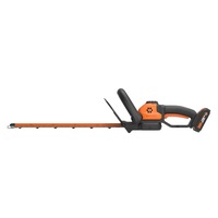 Foarfeca electrica pe acumulator pentru tuns gard viu WORX WG261E, 20V, lungime lama 45 cm, diametru maxim taiere 16 mm, contine: incarcator + acumulator 20 V 2.0 Ah