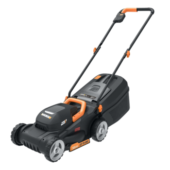 Masina de tuns gazon/iarba pe acumulator WORX WG730E, 20 V 4.0 Ah, latime taiere 30 cm, inaltime taiere 20 - 70 mm, 6 trepte de taiere, sac colector 30 L, contine: incarcator rapid + acumulator 20V 4.0 Ah