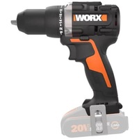 Masina de gaurit si insurubat(bormasina) pe acumulator WORX WX102.9, 20V, cu tehnologia WORX PowerShare, brushless, 2 viteze, 0-450/0-2000 rpm, Max 60Nm, 13 mm mandrina, fara acum si incarcator incluse