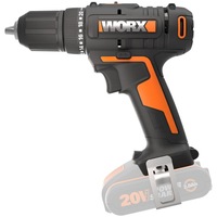 Masina de gaurit si insurubat(bormasina) pe acumulator WORX WX108, 20V, cu tehnologia WORX PowerShare, 2 viteze, 0-400/0-1600 rpm, Max 45Nm, 13 mm mandrina, fara acum si incarcator incluse