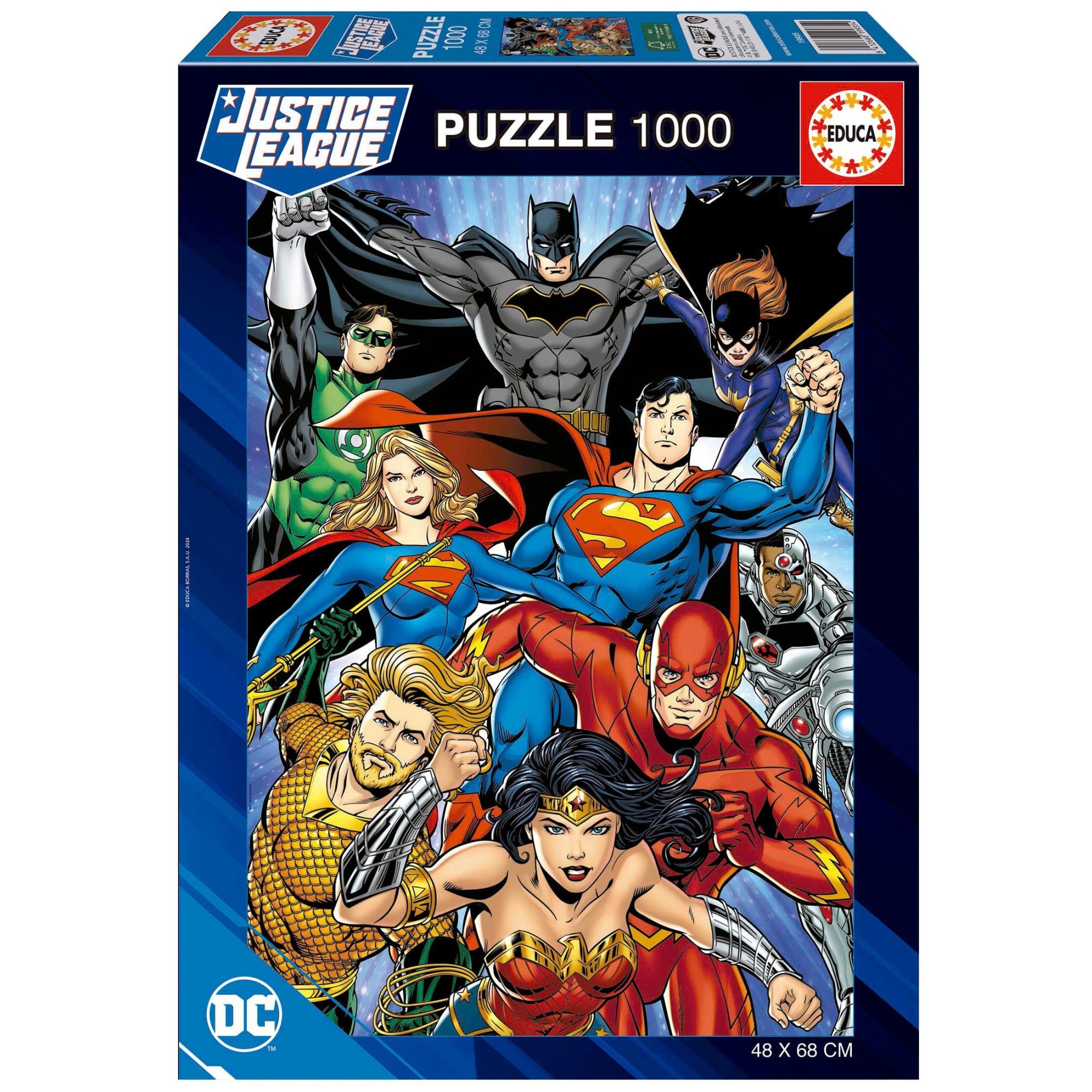 Puzzle Educa din 1000 de piese - DC Comics: Liga Dreptatii - eMAG.ro