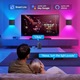 Aplica LED Inteligenta MTEVOTX®️, 6W RGB, Control Aplicatie si Voce, WiFi, Alexa/Google Assistance, Rezistenta la Apa, Lumina Ajustabila, Sincronizare Muzica, 600lm, 10x10x10 cm, Negru, Aluminiu, A Class Energetic, Usor de Instalare