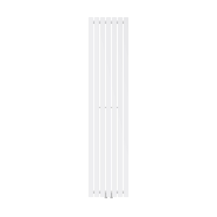 Calorifer de baie LuxeBath, model Stella, alb, otel, 370x1600 mm