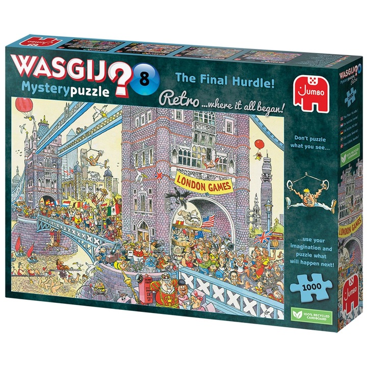 Jumbo 1000 db-os puzzle - Wasgij Mystery 8 - Utolsó akadály (00330)