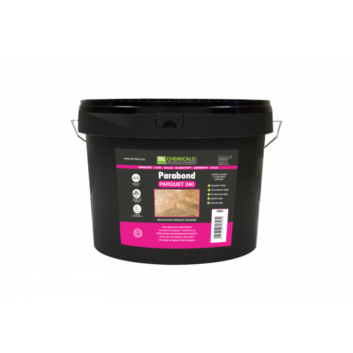 Adeziv pentru parchet PARABOND PARQUET 240, potrivit pentru incalzirea in pardoseala, 15kg