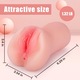 Masturbator vagin FairyKiss® jucarii sexuale, ultra-realistic 2 in 1 masturbator barbati, vaginal si anal, sex toys cu striatii 3D, design anatomic, rezistent la apa, roz