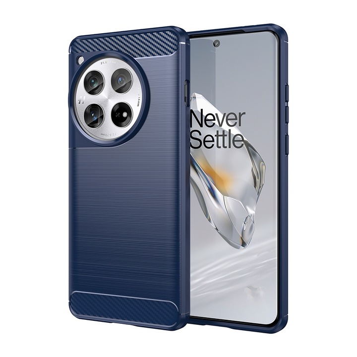 Кейс за OnePlus 12 Techsuit карбонов силиконов син