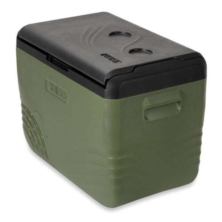 Frigider portabil auto cu compresor 37L, 12-24-240V, 60W, Bluetooth, Yolco NX40 Verde