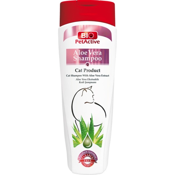 Шампоан за котки Bio PetActive Aloe Vera, 400 мл