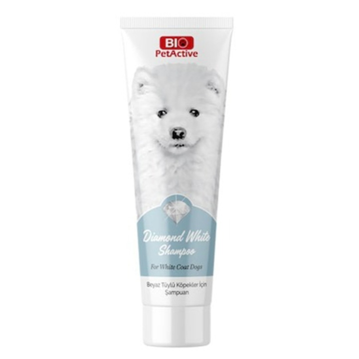 Шампоан за кучета Bio PetActive Diamond White, 250 мл