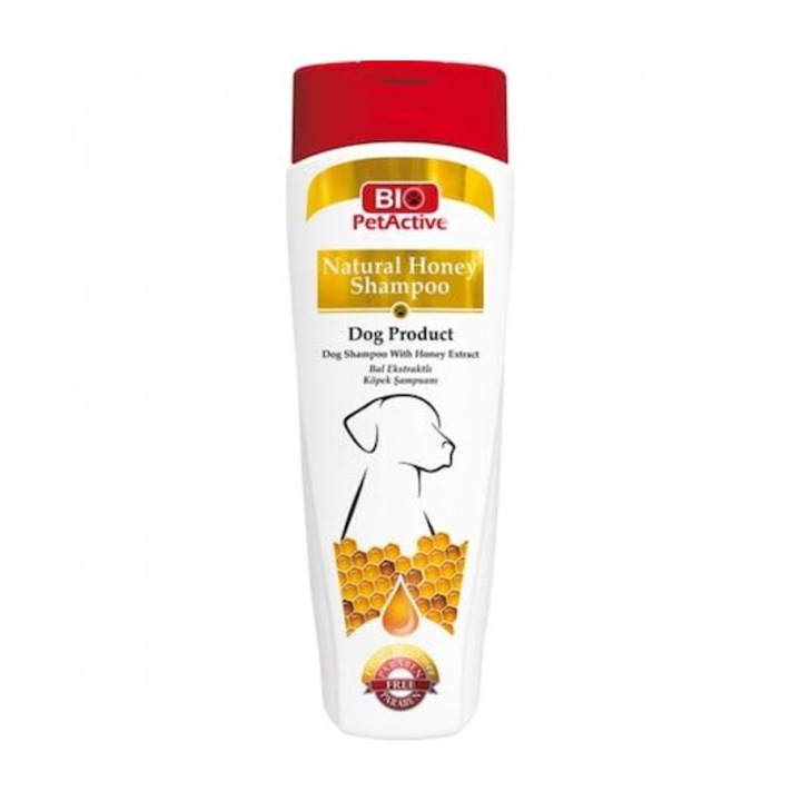 Шампоан за кучета Bio PetActive Natural Honey, 400 мл