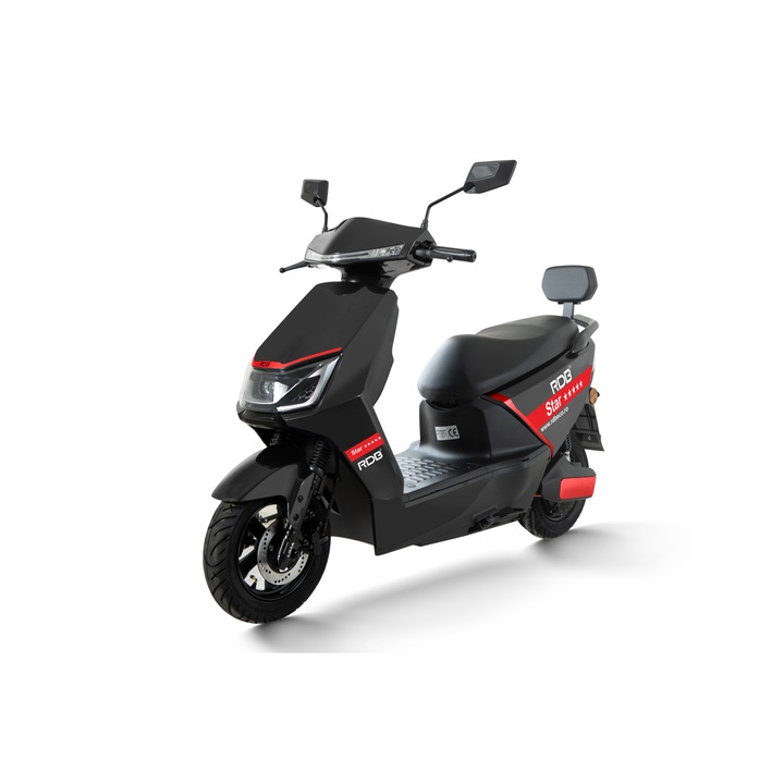 Scuter electric RDB STAR, 2000W, fara permis, 25 km/h, Negru+CIV