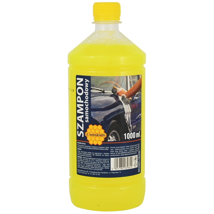 Автошампоан с вакса Profast, 1L, за почистване и полиране