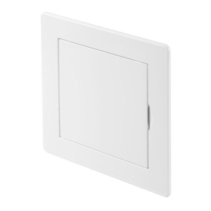 Usa de vizitare, Awenta DT, plastic, rezistent la temperatura, alb, 235x135mm