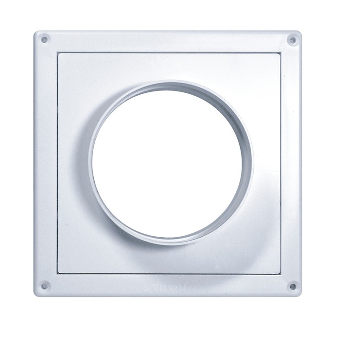 Grila de ventilatie, Awenta, pentru hote de bucatarie, 14 x 21 cm, alb