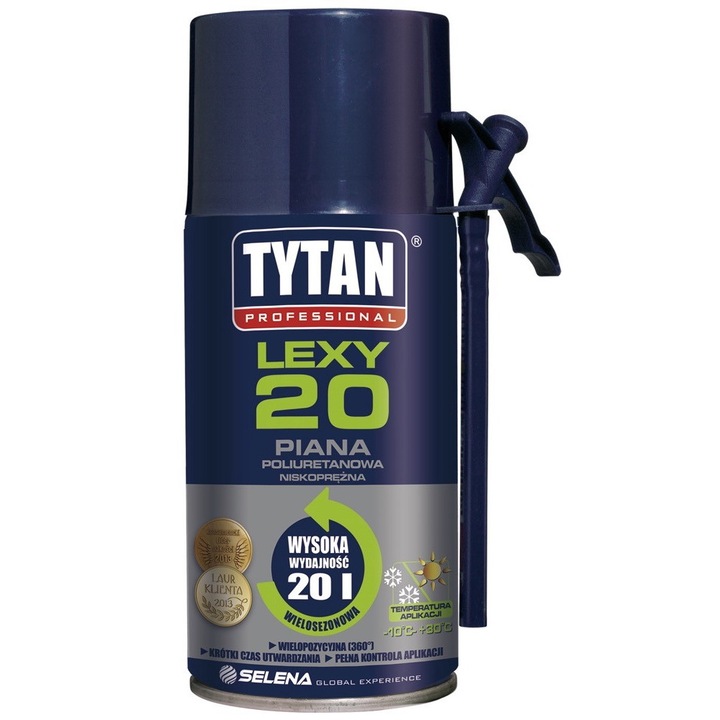 Spuma Lexy 20, Tytan Professional, rezistenta la mucegai, 300ml