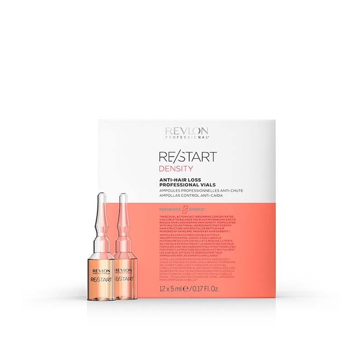 Fiole tratament anti-cadere pentru par Restart REVLON PROFESSIONAL - 12 X 5 ml