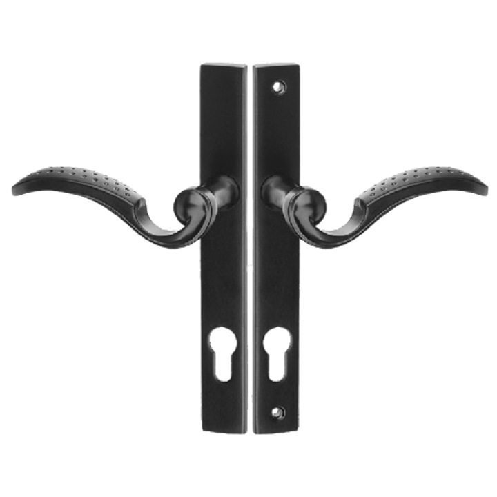 Maner usa, Kuchinox, Aluminiu, 122 mm, Negru