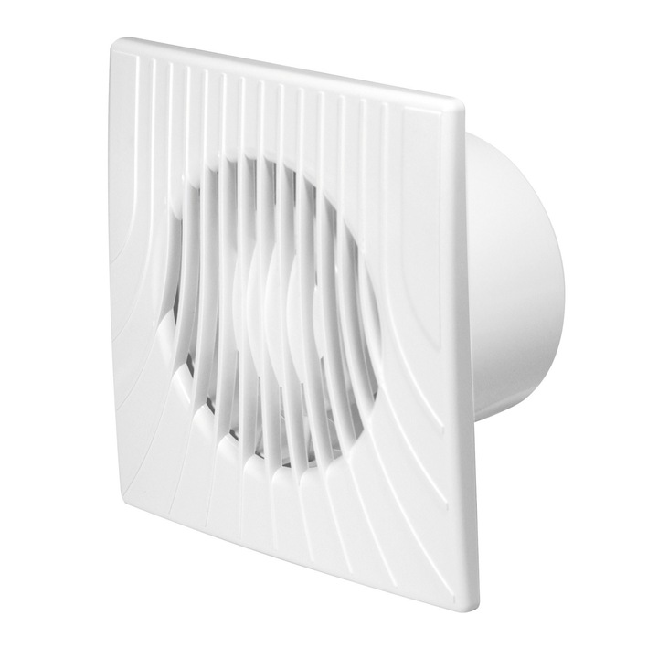 Ventilator extractie, Awenta, PVC, Alb, 100 mm