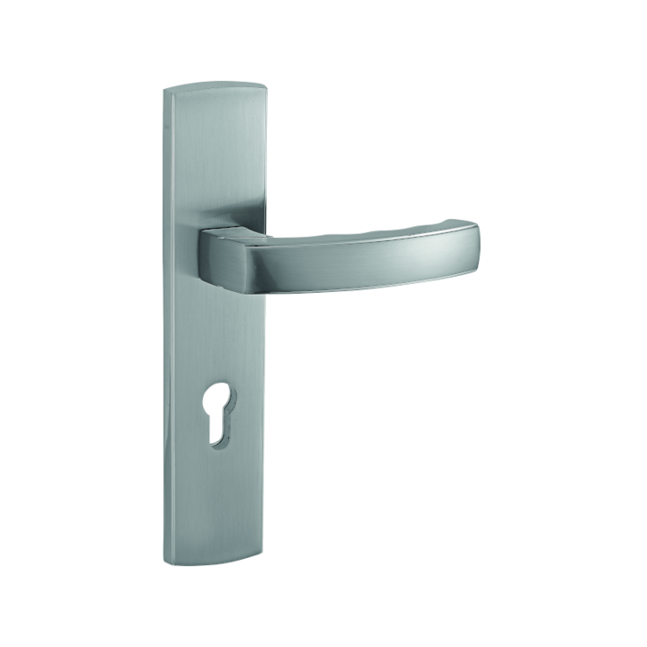 Clanta usa exterior, Kuchinox, aluminiu, gri