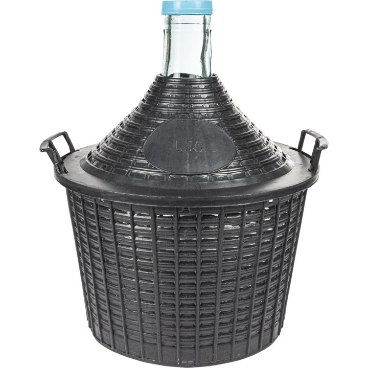 Butoi vin, Browin, Sticla, 10 l, Transparent