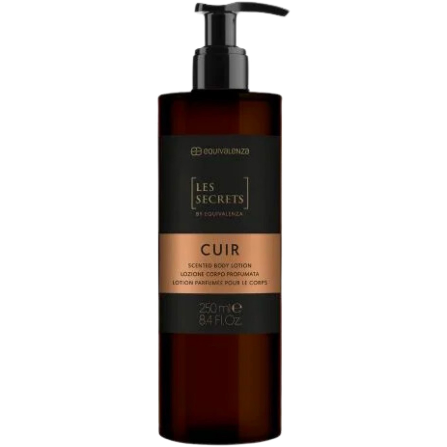 Lotiune de corp Equivalenza Les Secrets Cuir, Unisex, 250 ml