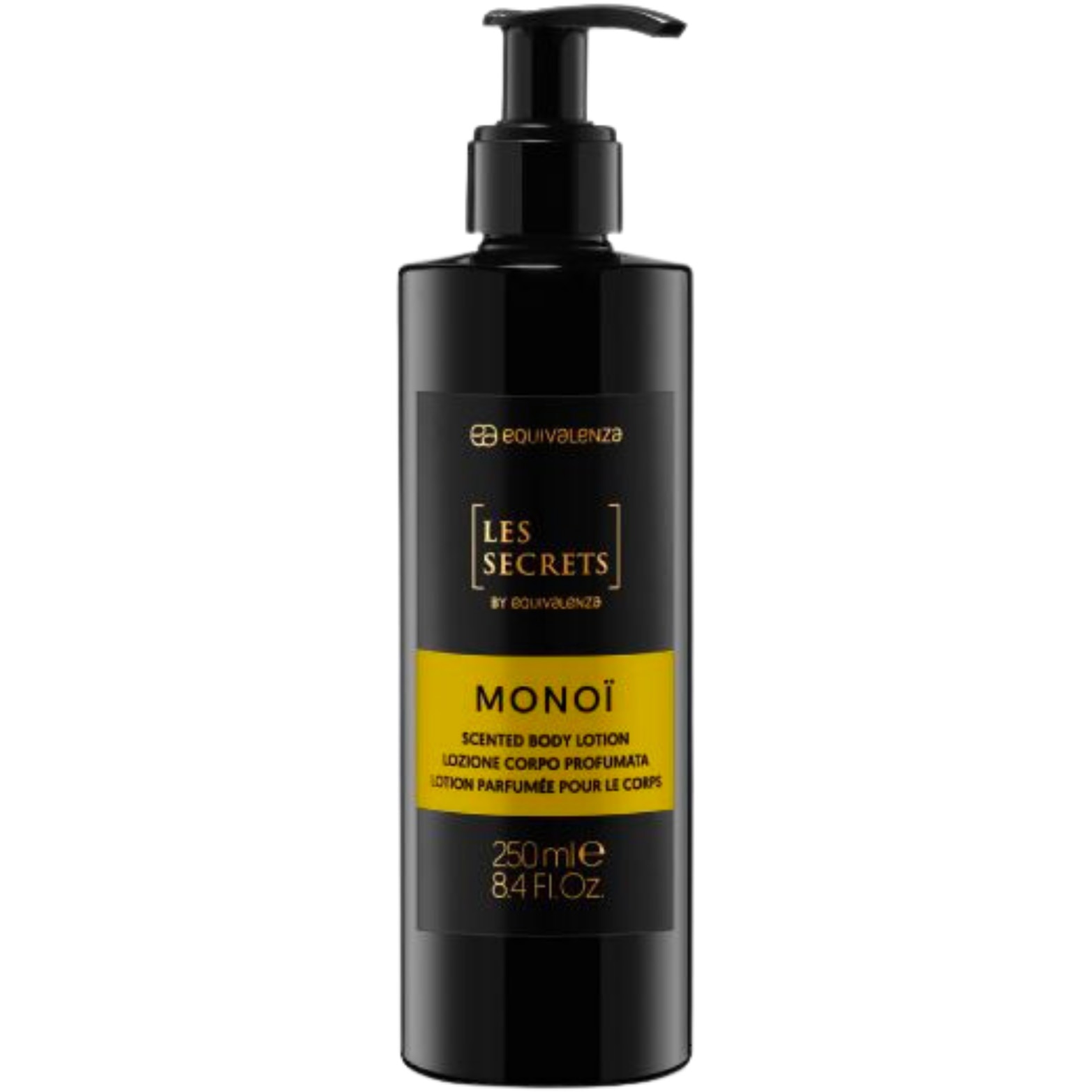 Lotiune de corp Equivalenza Les Secrets Monoi, Unisex, 250 ml