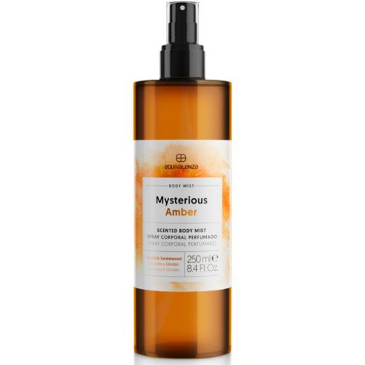 Spray de corp Equivalenza Mysterious Amber, 250 ml