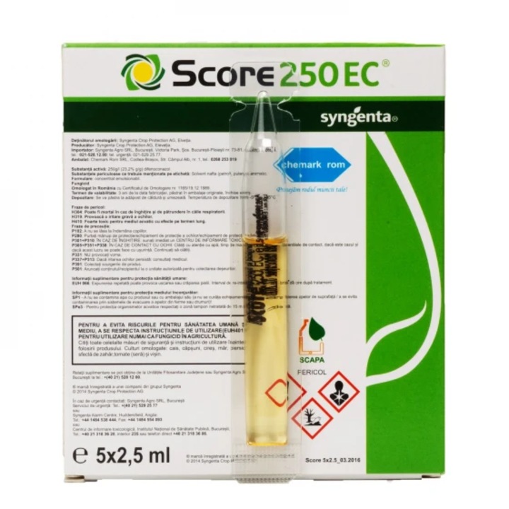 Fungicid Score 250 EC, 2.5 ml
