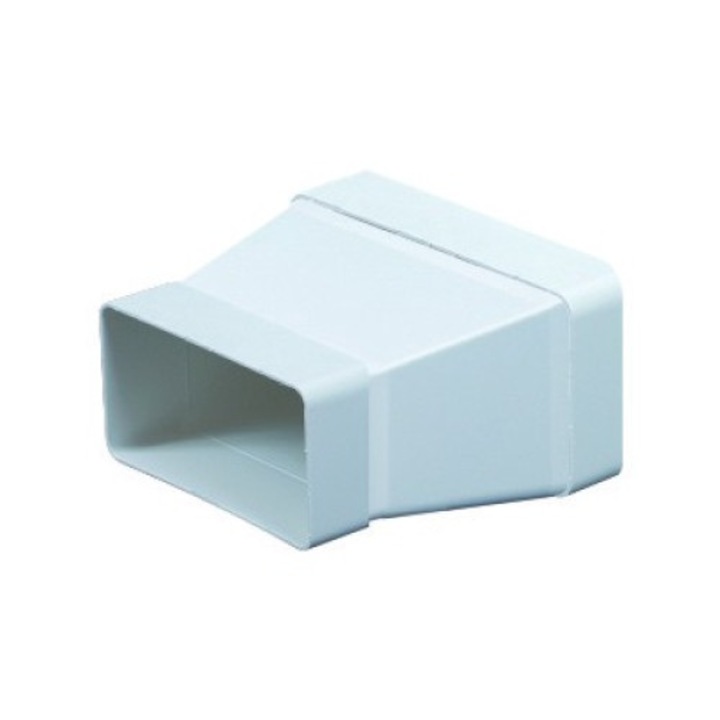 Редуктор за плосък канал, Awenta, PVC, 75 x 150 / 55 x 110 mm, бял