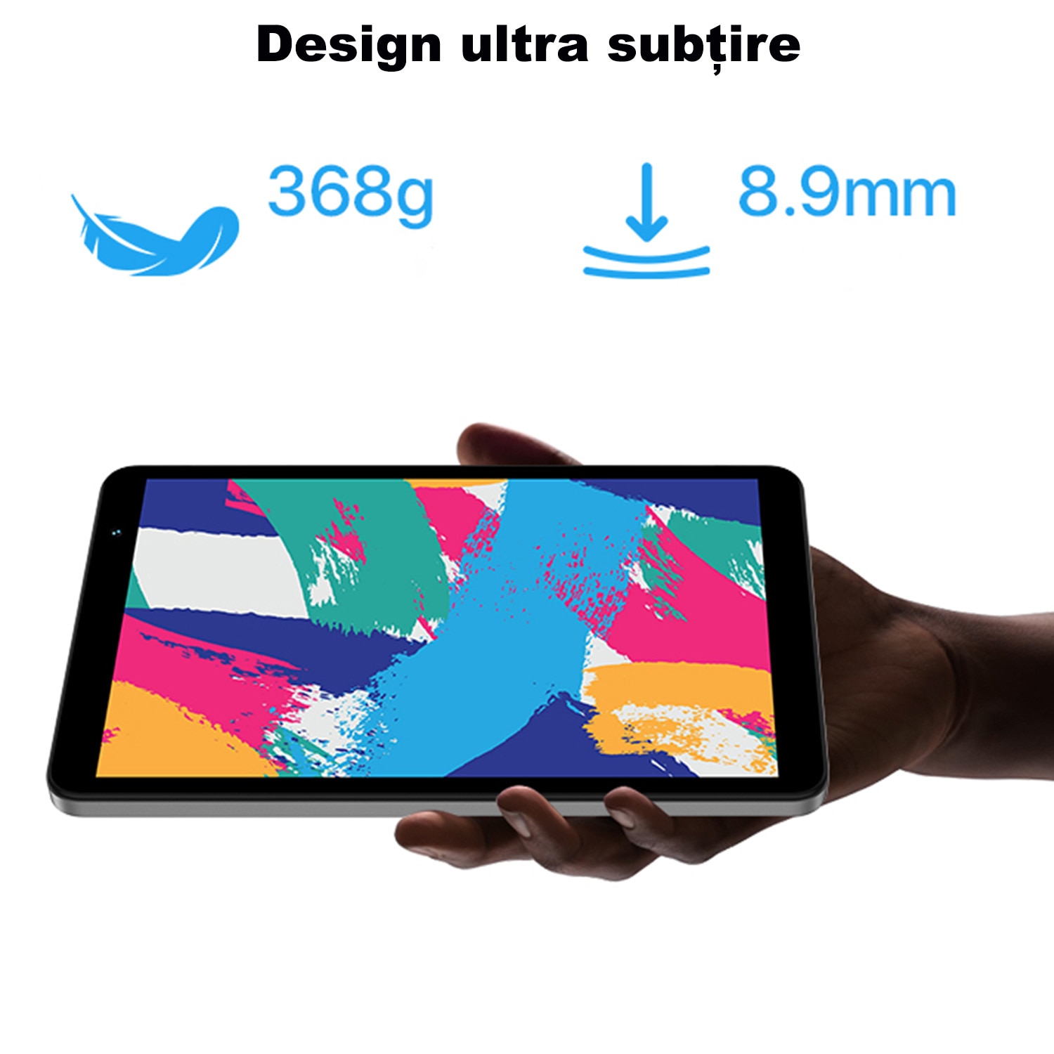 Tableta UMIDIGI G1 Tab Mini, Quad-Core, 8.0", 7GB RAM (3+4), 32GB, Wi-Fi, Space Grey