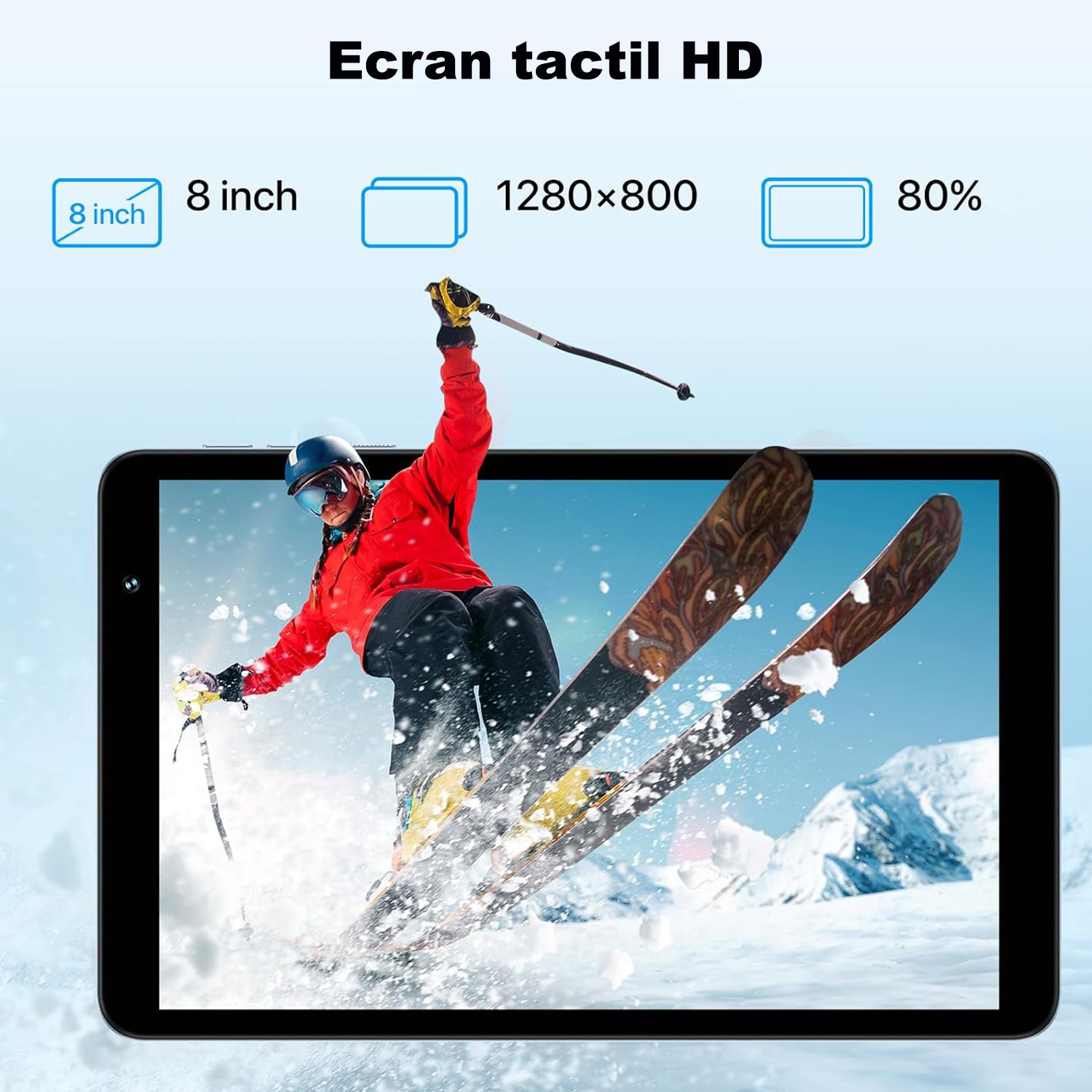 Tableta UMIDIGI G1 Tab Mini, Quad-Core, 8.0", 7GB RAM (3+4), 32GB, Wi-Fi, Space Grey