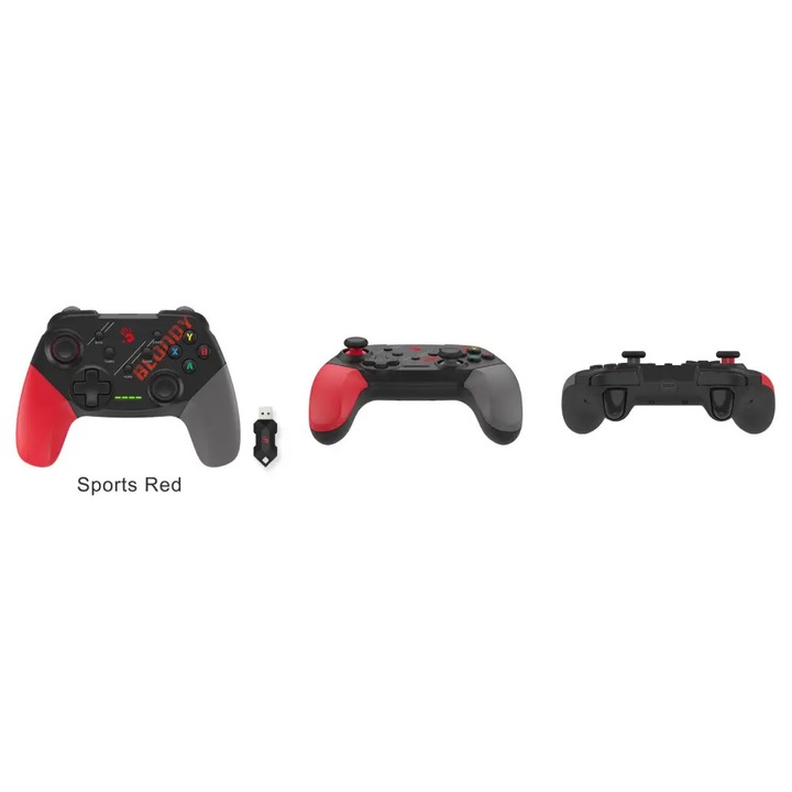 Gamepad A4tech Bloody GPW50, Dual-mode Wireless & Wired, Rosu
