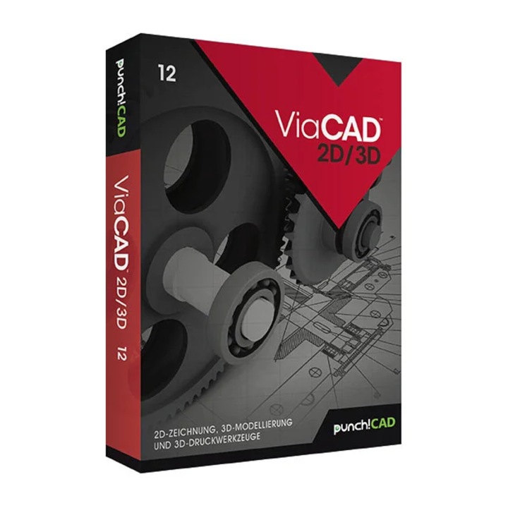 ViaCAD 12 2D/3D, állandó, Windows kompatibilitás - 64 bit