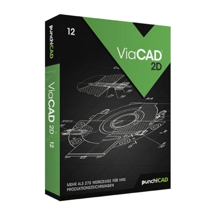 ViaCAD 12 2D, állandó, Windows kompatibilitás - 64 bit