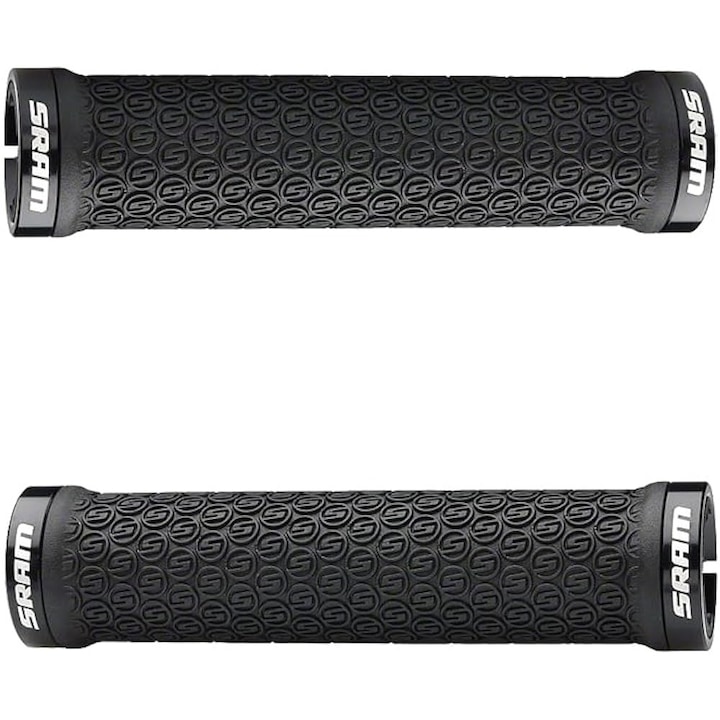 Mansoane premium SRAM Locking Grips, lungime 139mm, silicon de inalta calitate, negru