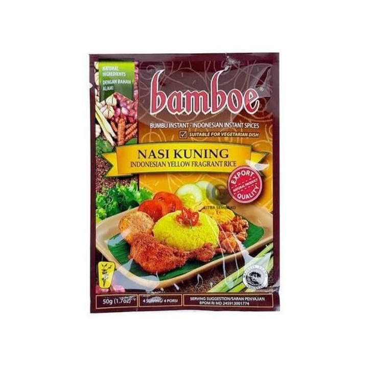 Sos Nasi Kuning, 50g, Bamboe Bumbu