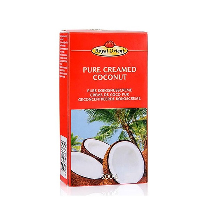 Crema de cocos (UHT) 100% cocos 200g Royal Orient