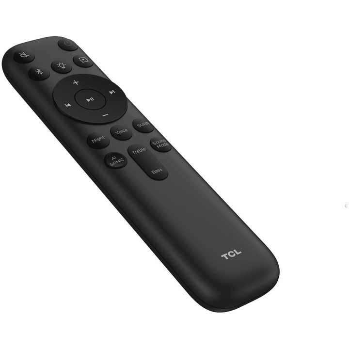Soundbar TCL S55H, 2.1, 220W, Bluetooth 5.2, Dolby Atmos & DTS-Virtual:X, HDMI eARC, Subwoofer Wireless, Negru