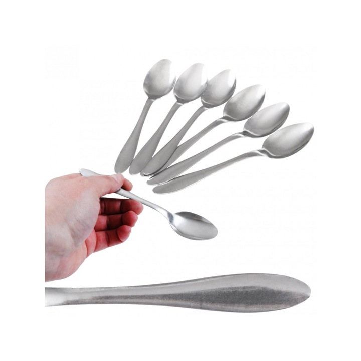 Leveskanál készlet, PrzydaSie.pl, rozsdamentes acél, 14x3cm, 6 db