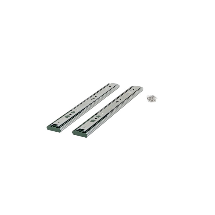2 db golyós csúszda készlet, hossza 350 mm, ezüst Z-TOOLS / PK-L-P2O-H45-350