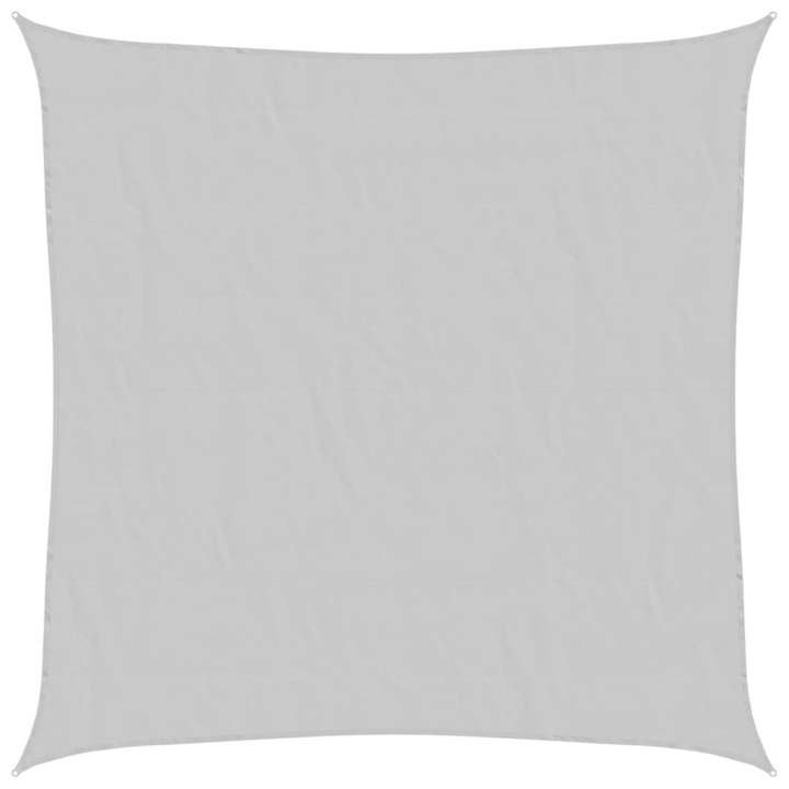 VidaXL világosszürke 100% poliészter oxford szövet napvitorla 4x4 m 2.66 kg