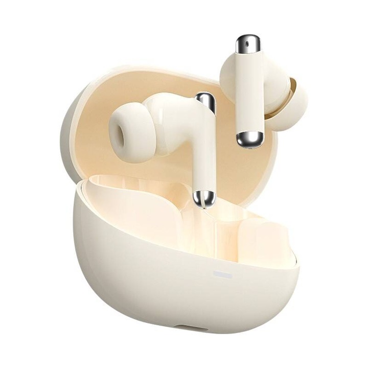 Tronsmart Sounfii R4 vezeték nélküli fülhallgató, Bluetooth 5.3, érintésvezérlés, IPX4, 7 órás autonómia, fehér