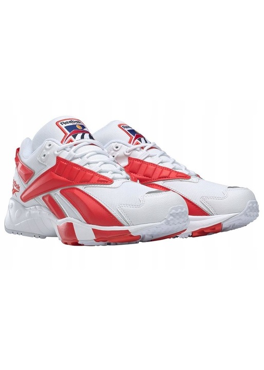 Pantofi sport dama, Reebok, Sintetic, Alb/Rosu, Alb, 34.5
