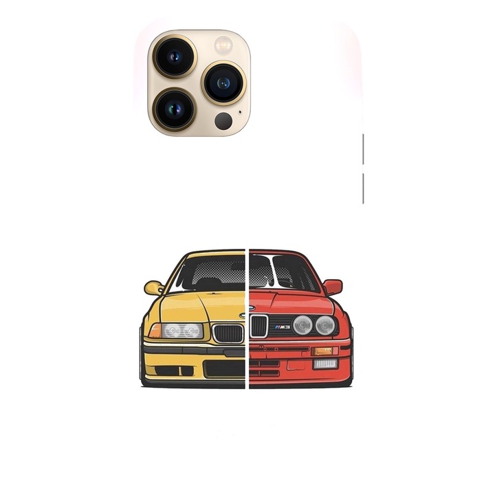 Калъф за телефон, съвместим с Apple iPhone 12 Mini, Viceversa, модел BMW E30 Shapeshifter, силикон, TPU
