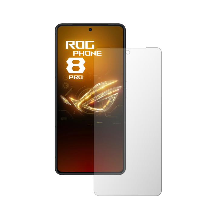 Комплект от 2X iSkinz протектор за екран за Asus ROG Phone 8 Pro - пълно изрязване, невидим Skinz HD, ултра-прозрачен силикон с пълно покритие, залепващ и гъвкав
